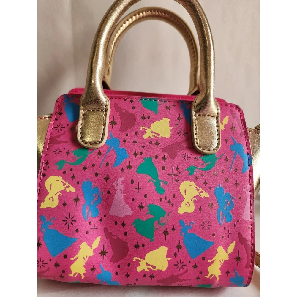 Disney Parks Princess Silhouette mini satchel/crossbody purse in pink